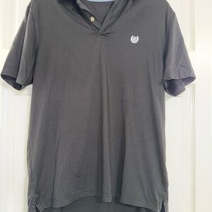 Chaps Black Polo Shirt for Men